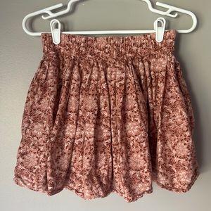 American Eagle Women’s Pink Floral Mini Skirt